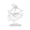 HOOD FOR COMBUSTION TEST 680X680 MM - NBR 13723-1 FIG. A.11