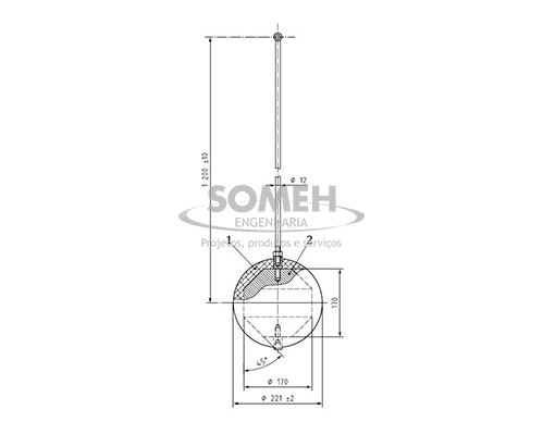 PENDULO SUPORTE TRASEIRO – NORMA : NBR 7176-8 ITEM 5.5 FIGURA 3 | someh