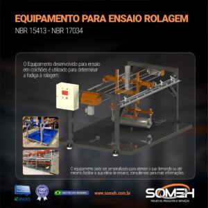ENSAIO DE ROLAGEM E INDENTAÇÃO EM COLCHÃO