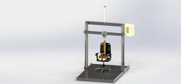 MÁQUINA DE MEDIÇÃO EM CADEIRAS NBR 13962 ITEM 3.3.3