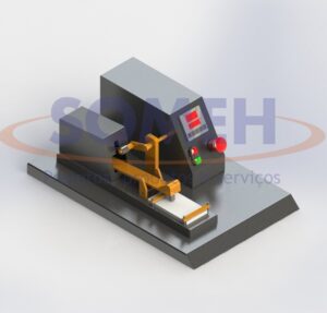 Imagem de um abrasímetro, máquina utilizada para realizar o ensaio de abrasão e testar a Resistência à Abrasão dos produtos