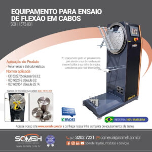 ENSAIO DE FLEXÃO EM CABOS – IEC 60745-1