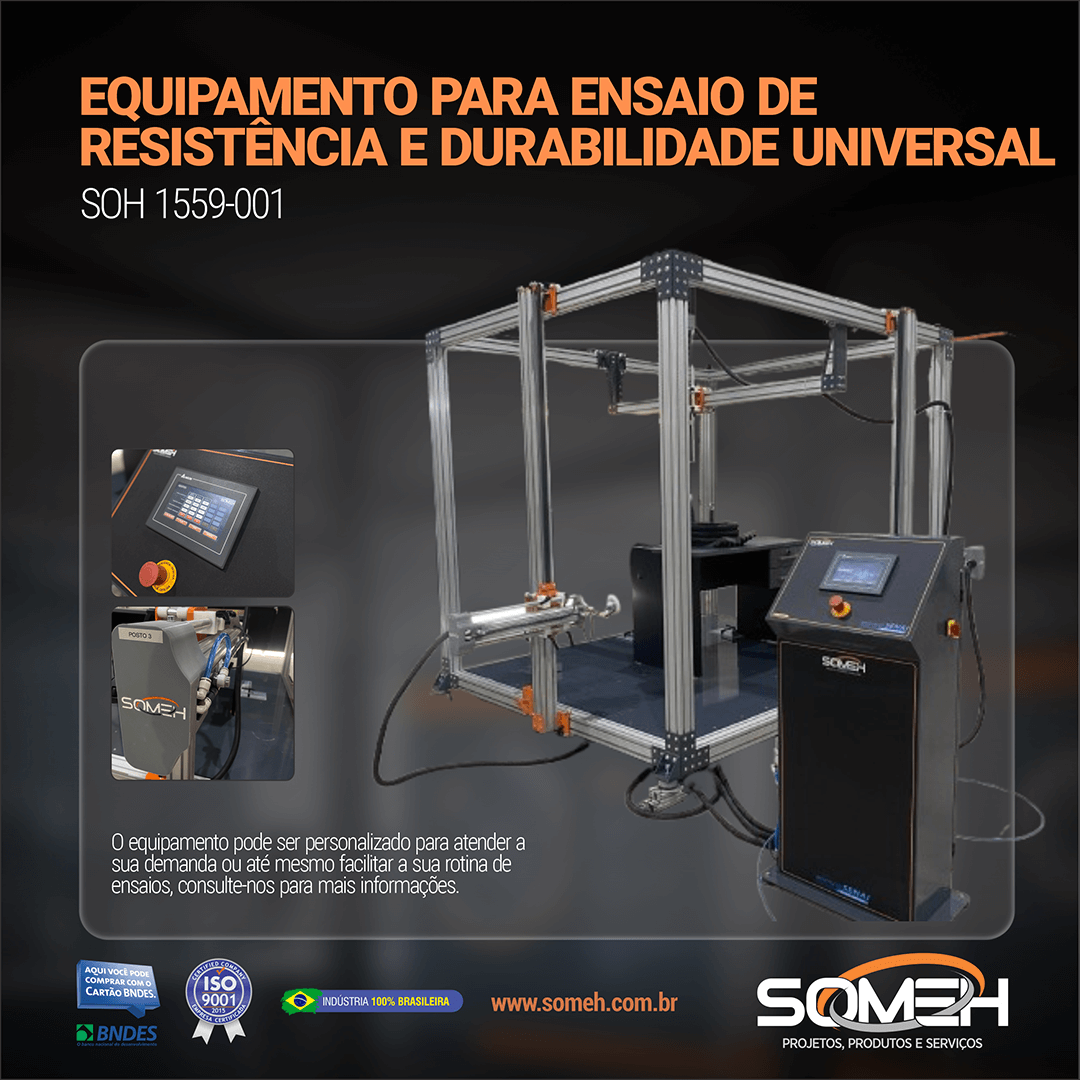 SOH 1559 001 Equipamento para ensaio de resistencia e durabilidade univesal FEED
