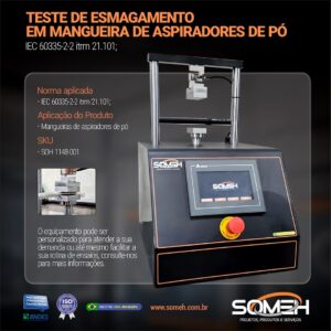 TESTE DE ESMAGAMENTO EM MANGUEIRA DE ASPIRADORES DE PÓ feed