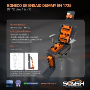 SOH 1622 Boneco de ensaio Dummy EN 1725
