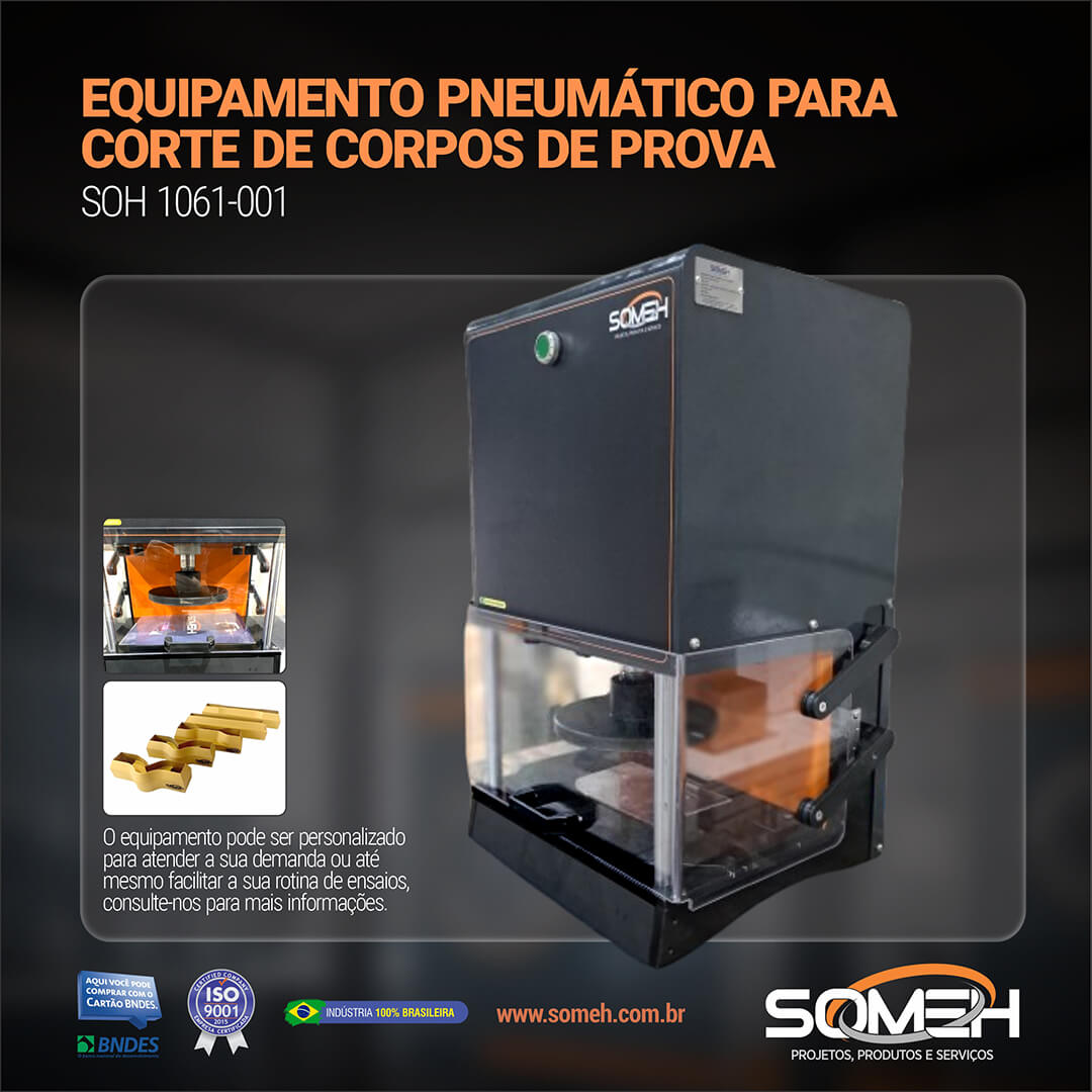 EQUIPAMENTO PNEUMATICO PARA CORTE DE CORPOS DE PROVA - SOH 1061-001 _FEED