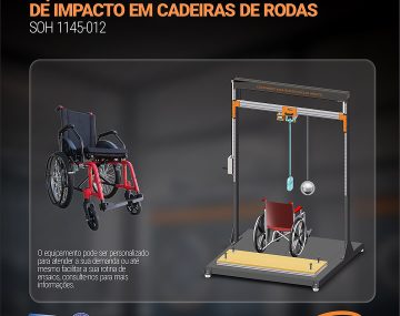 SOH 1145-012 Equipamento para ensaio de queda em caderias de rodas feed
